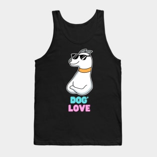 Love dog my family Tank Top